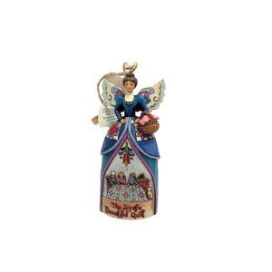 Jim Shore Heartwood Creek Angel Ornament "The Joy Of A Beautiful Quilt" Collecti